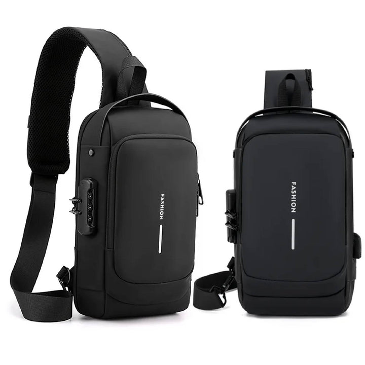 Bolso Morral Terciado Anti Robo Impermeable Usb