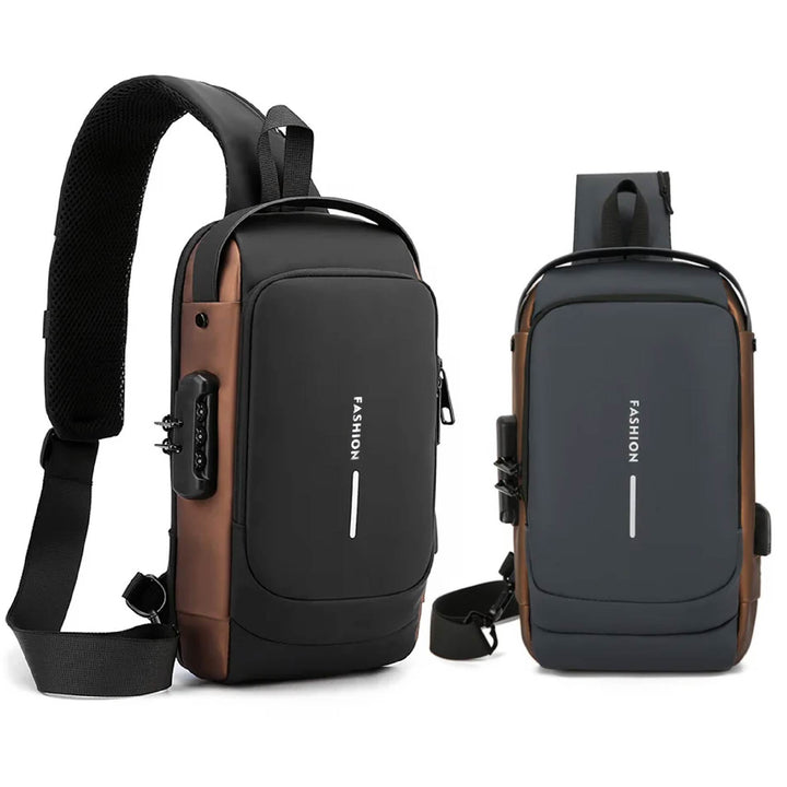 Bolso Morral Terciado Anti Robo Impermeable Usb