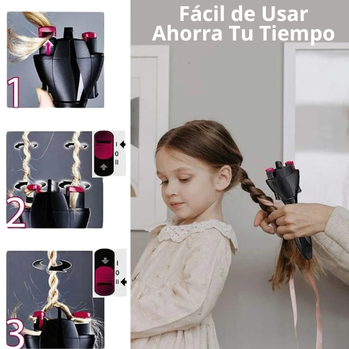 Trenzadora automatica de cabello