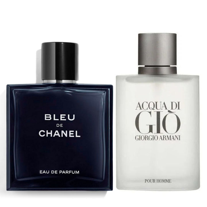 Perfume BLEU CHANEL + ACQUA DI GIO  COMBO