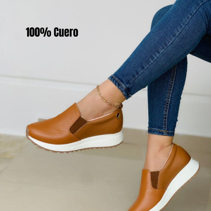 Oxford Cuero Plataforma